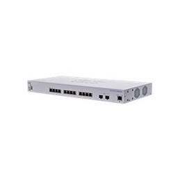 Commutateur - C3 - Géré - 10 x 10GBase-T + 2 x combo 10 Gigabit SFP+ - RJ-45 - Montable sur ... (CBS350-12XT-UK-RF)_1