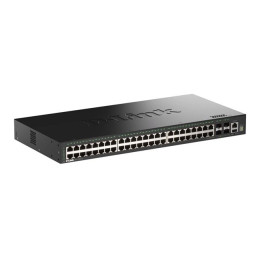 Commutateur - intelligent - 48 x 10 - 100 - 1000 + 4 x 10 Gigabit SFP+ - de bureau, Montable sur... (DGS-1530-52/E)_1