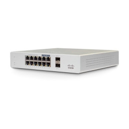 Commutateur - Géré - 8 x 10 - 100 - 1000Base-T + 2 x 2.5GBase-T + 4 x Ethernet 10 Go SFP+ - de bu... (MS130-12X-HW)_1