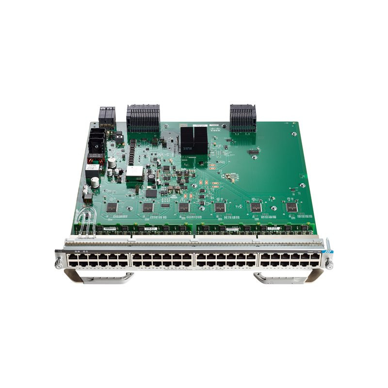 Commutateur - 48 x 10 - 100 - 1000 - Module enfichable - PoE+ - reconditionné (C9400-LC-48P-RF)_1