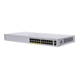 Commutateur - non géré - 12 x 10 - 100 - 1000 (PoE) + 12 x 10 - 100 - 1000 + 2 x SFP Gigabit co... (CBS110-24PP-EU)_1