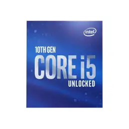 Intel Core i5 10600K - 4.1 GHz - 6 curs - 12 fils - 12 Mo cache - LGA1200 Socket - Boîtier (sans ref... (BX8070110600K)_1