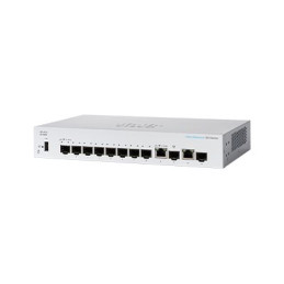 Commutateur - C3 - Géré - 8 x Gigabit SFP + 2 x combiné 1000Base-T - Montable sur rack - re... (CBS350-8S-E2GUK-RF)_1