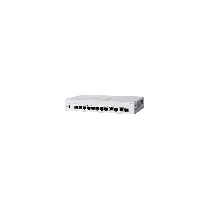 Commutateur - C3 - Géré - 8 x Gigabit SFP + 2 x combiné 1000Base-T - Montable sur rack - re... (CBS350-8S-E2GUK-RF)_1