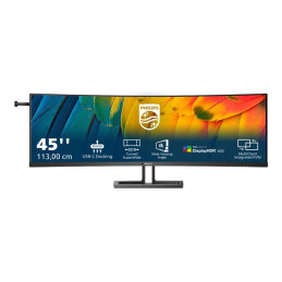 Écran LED - incurvé - 45" (44.5" visualisable) - 5120 x 1440 Dual Quad HD @ 75 Hz - VA - 450 cd ... (45B1U6900C/00)_1