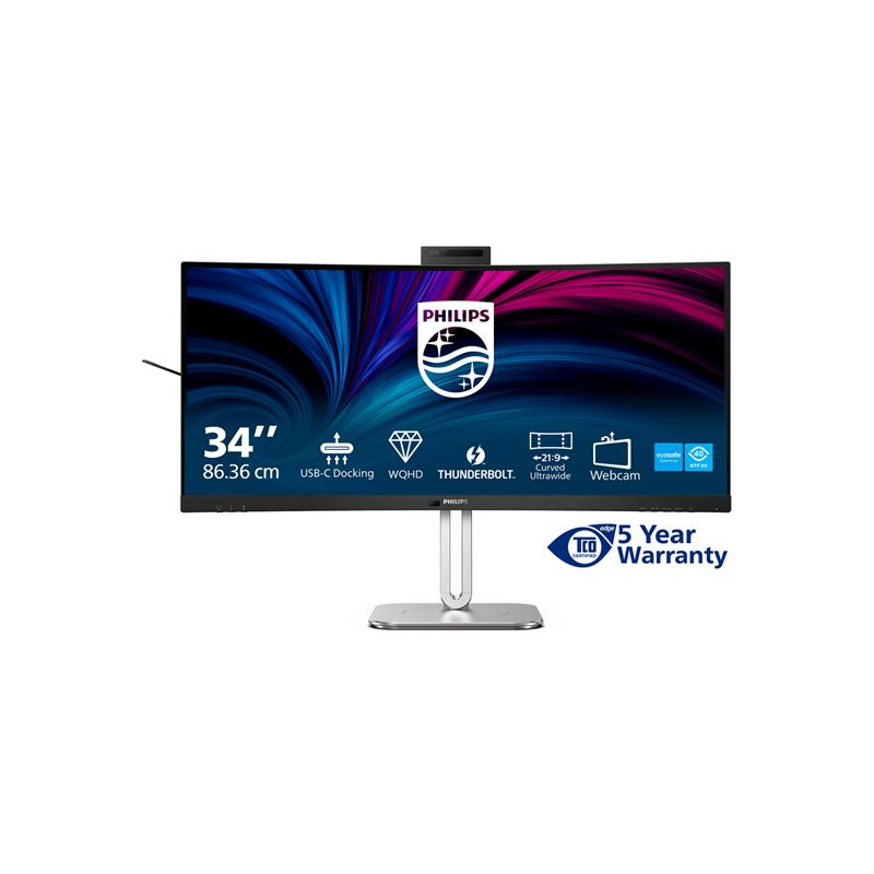 6000 Series - écran LED - incurvé - 34" - 3440 x 1440 WQHD @ 120 Hz - VA - 550 cd - m² - 4000:1... (34B2U6603CH/00)_1