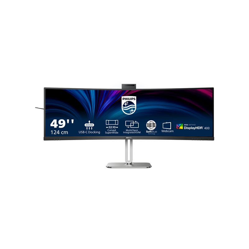 6000 Series - écran LED - incurvé - USB - 49" (48.8" visualisable) - 5120 x 1440 Dual Quad HD @... (49B2U6900CH/00)_1