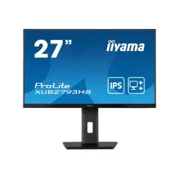 iiyama ProLite - Écran LED - 27" - 1920 x 1080 Full HD (1080p) @ 100 Hz - IPS - 300 cd - m² - 130... (XUB2793HS-B7)_1