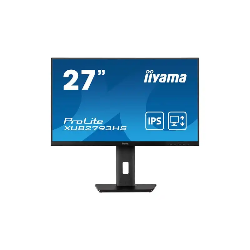 iiyama ProLite - Écran LED - 27" - 1920 x 1080 Full HD (1080p) @ 100 Hz - IPS - 300 cd - m² - 130... (XUB2793HS-B7)_1