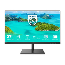 Écran LED - 27" - 2560 x 1440 QHD @ 75 Hz - IPS - 250 cd - m² - 1000:1 - 4 ms - HDMI, VGA, DisplayPo... (275E1S/00)_1