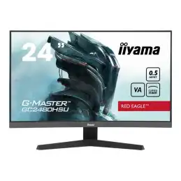 iiyama G-MASTER Red Eagle - Écran LED - jeux - incurvé - 24" (23.6" visualisable) - 1920 x 1080 F... (GC2480HSU-B1)_1