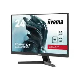 iiyama G-MASTER Red Eagle - Écran LED - jeux - incurvé - 24" (23.6" visualisable) - 1920 x 1080 F... (GC2480HSU-B1)_2