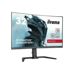 iiyama G-MASTER Red Eagle - Écran LED - jeux - incurvé - 32" (31.5" visualisable) - 2560 x 1440 ... (GCB3280QSU-B2)_3