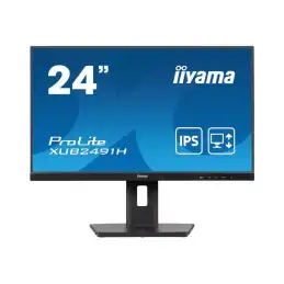 iiyama ProLite - Écran LED - 24" (23.8" visualisable) - 1920 x 1080 Full HD (1080p) @ 100 Hz - IPS... (XUB2491H-B1)_1