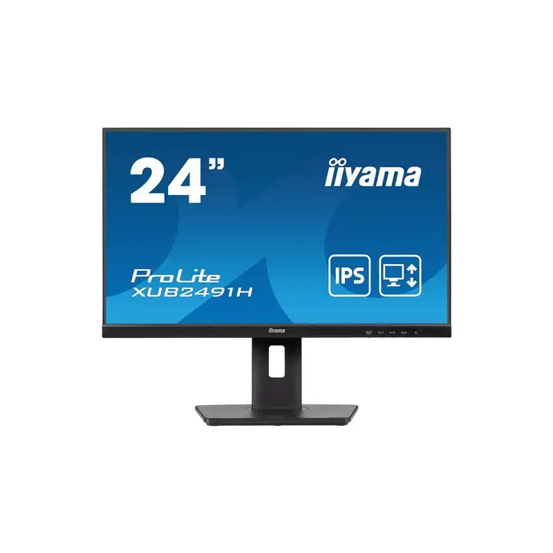 iiyama ProLite - Écran LED - 24" (23.8" visualisable) - 1920 x 1080 Full HD (1080p) @ 100 Hz - IPS... (XUB2491H-B1)_1