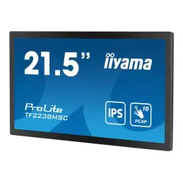 iiyama ProLite - Écran LED - 21.5" - cadre ouvert - écran tactile - 1920 x 1080 Full HD (1080p) -... (TF2238MSC-B1)_3