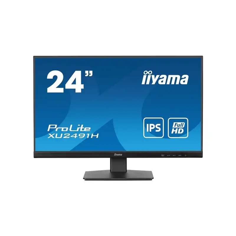 iiyama ProLite - Écran LED - 24" (23.8" visualisable) - 1920 x 1080 Full HD (1080p) @ 100 Hz - IPS ... (XU2491H-B1)_1