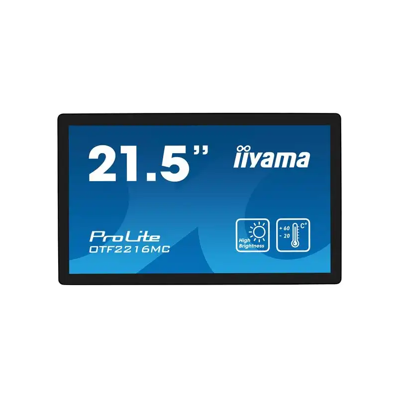 iiyama ProLite - Écran LED - 22" (21.5" visualisable) - cadre ouvert - écran tactile - 1920 x 108... (OTF2216MC-B1)_1