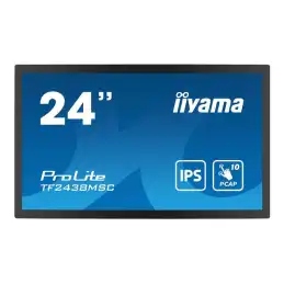 iiyama ProLite - Écran LED - 24" (23.8" visualisable) - cadre ouvert - écran tactile - 1920 x 108... (TF2438MSC-B1)_1