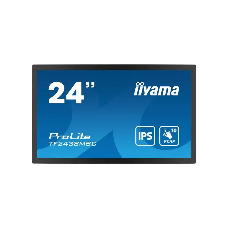 iiyama ProLite - Écran LED - 24" (23.8" visualisable) - cadre ouvert - écran tactile - 1920 x 108... (TF2438MSC-B1)_1