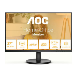 AOC Basic-line - B3 Series - écran LED - 27" - 3840 x 2160 4K UHD (2160p) @ 60 Hz - VA - 300 cd - m² - ... (U27B3M)_1