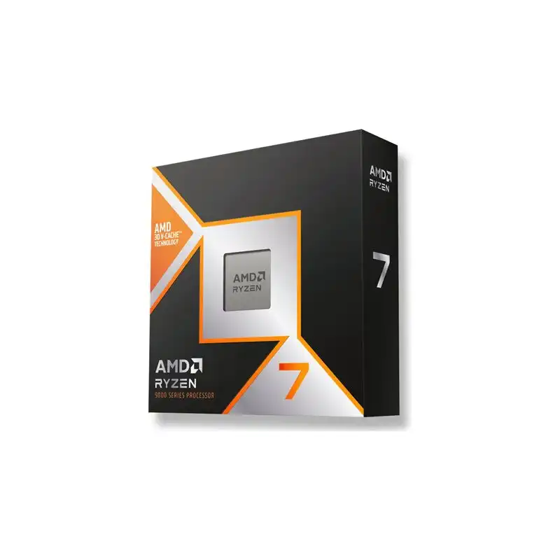 AMD Ryzen 7 9800X3D - 4.7 GHz - 8 curs - 16 filetages - 96 Mo cache - Socket AM5 - PIB - WOF (100-100001084WOF)_1