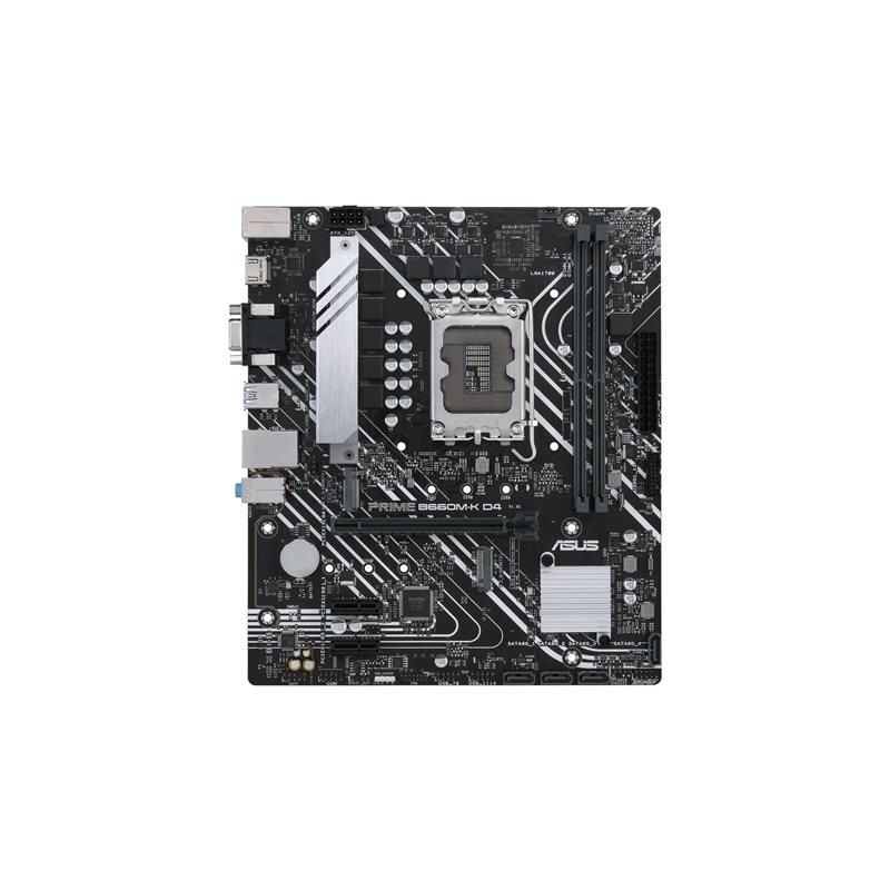 Carte-mère - micro ATX - Socket LGA1700 - B660 Chipset - USB 3.2 Gen 1 - Gigabit LAN - carte g... (90MB1950-M1EAY0)_1