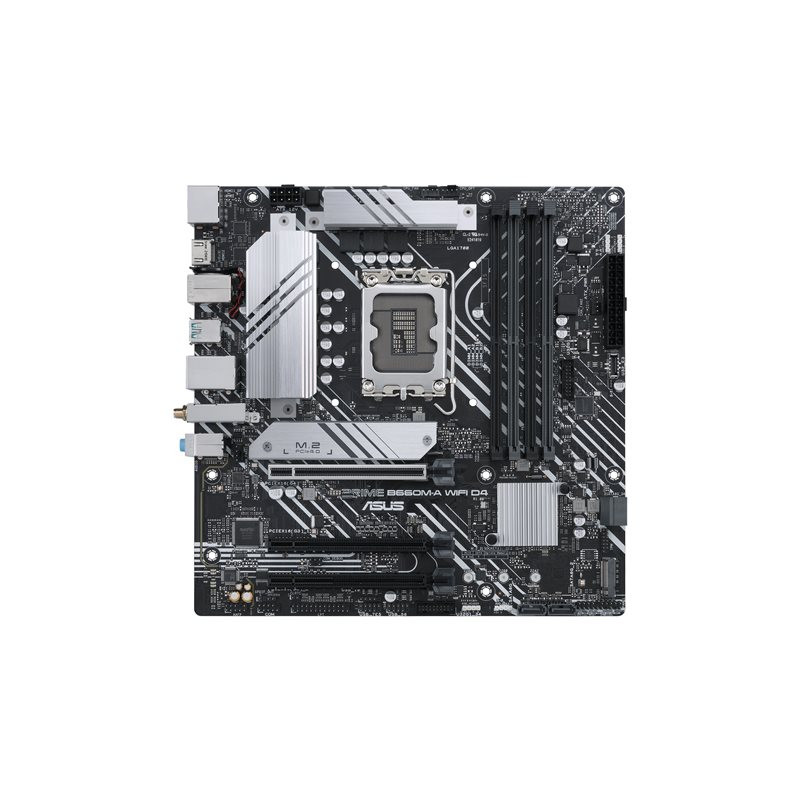 Carte-mère - micro ATX - Socket LGA1700 - B660 Chipset - USB 3.2 Gen 1, USB 3.2 Gen 2, USB-C 3... (90MB1AE0-M1EAY0)_1