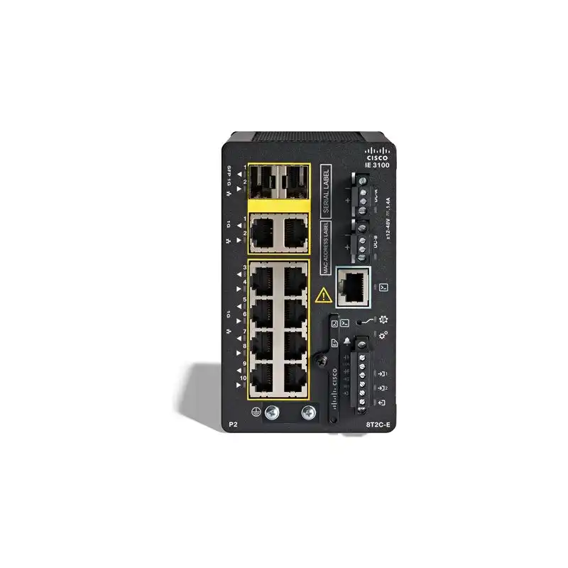 Cisco Catalyst IE3100 Rugged Series - Network Essentials - commutateur - Géré - 8 x 10 - 100 - ... (IE-3100-8P2C-E)_1