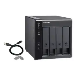 QNAP - Baie de disques - 0 To - 4 Baies (SATA-300) - USB 3.2 Gen 1 (externe) (TR-004)_6