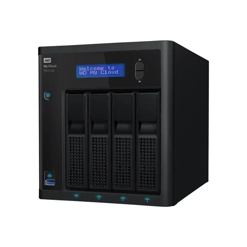 WD My Cloud PR4100 WDBNFA0160KBK - Serveur NAS - 4 Baies - 16 To - HDD 4 To x 4 - RAID RAID... (WDBNFA0160KBK-EESN)_1