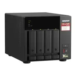 QNAP TS-473A - Serveur NAS - 4 Baies - SATA 6Gb - s - RAM 8 Go - 2.5 Gigabit Ethernet (TS-473A-8G)_4