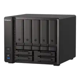 QNAP - Serveur NAS - 9 Baies - SATA 6Gb - s - RAID RAID 0, 1, 5, 6, 10, 50, JBOD, 60, RAID TP - R... (TS-H973AX-8G)_1