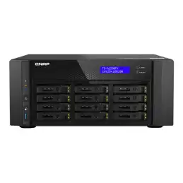 QNAP TS-h1290FX - Serveur NAS - 12 Baies - RAM 256 Go - 25 Gigabit Ethernet - 2.5 Gigabi... (TS-H1290FX-7302P-256G)_1