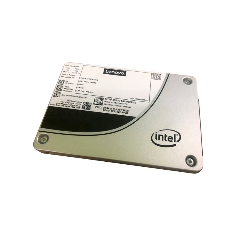 SSD - chiffré - 960 Go - échangeable à chaud - 2.5" - SATA 6Gb - s - AES 256 bits - pour ThinkAgile... (4XB7A38154)_1