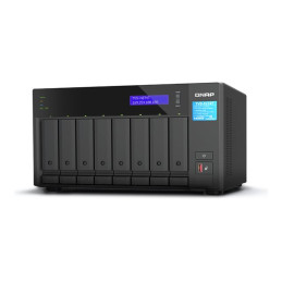 Serveur NAS - 8 Baies - SATA 6Gb - s - RAID JBOD, 0, 1, 5, 6, 10, 50, 60 - RAM 64 Go - 2.5 Gi... (TVS-H874T-I9-64G)_1