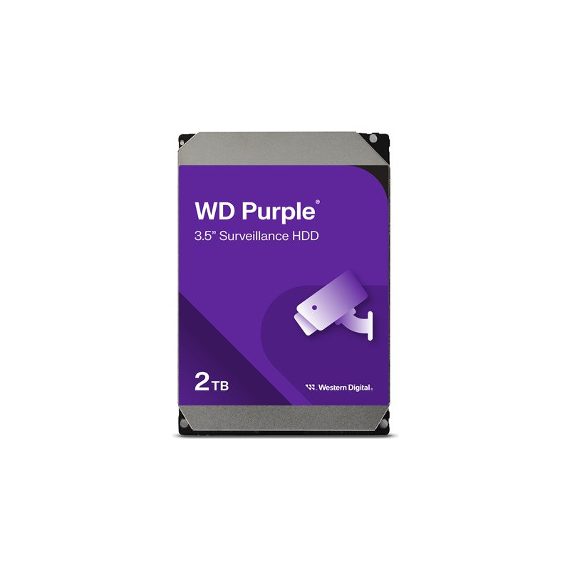 Disque dur - 2 To - interne - 3.5" - SATA 6Gb - s - mémoire tampon : 64 Mo (WD23PURZ)_1