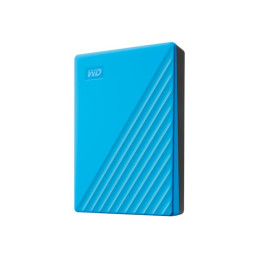 Disque dur - chiffré - 4 To - externe (portable) - USB 3.2 Gen 1 - AES 256 bits - bleu (WDBPKJ0040BBL-WESN)_1