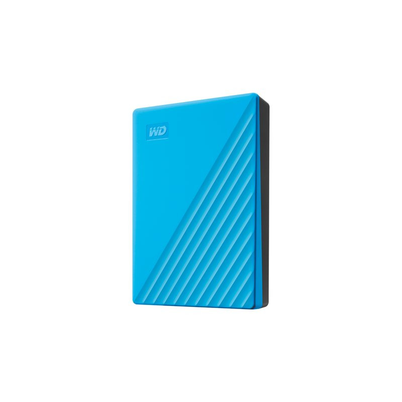 Disque dur - chiffré - 4 To - externe (portable) - USB 3.2 Gen 1 - AES 256 bits - bleu (WDBPKJ0040BBL-WESN)_1