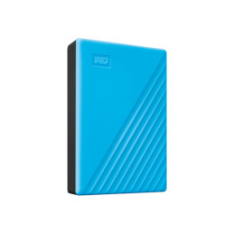 Disque dur - chiffré - 4 To - externe (portable) - USB 3.2 Gen 1 - AES 256 bits - bleu (WDBPKJ0040BBL-WESN)_4