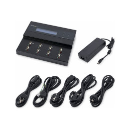 Copieur de lecteur flash USB - 1 à 7 clés USB - Nettoyage de données - Duplicateur USB - 7 Baies - C... (USBDUPE17)_5