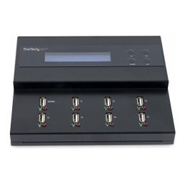 Copieur de lecteur flash USB - 1 à 7 clés USB - Nettoyage de données - Duplicateur USB - 7 Baies - C... (USBDUPE17)_7