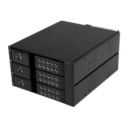 Rack de stockage mobile - 2.5" - noir - pour P - N: 25SAT35HDD, PEXMSATA3422, PEXMSATA343 (HSB3SATSASBA)_1