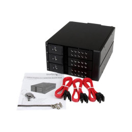 Rack de stockage mobile - 2.5" - noir - pour P - N: 25SAT35HDD, PEXMSATA3422, PEXMSATA343 (HSB3SATSASBA)_5