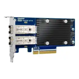 Adaptateur réseau - PCIe 3.0 x8 profil bas - 10 Gigabit SFP+ x 2 - pour P - N: SFP1G-SX-85 (QXG-10G2SF-X710)_1