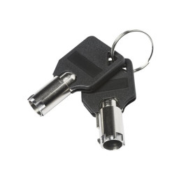 Clé principale de verrou de câble - noir, argent (D31544)_1