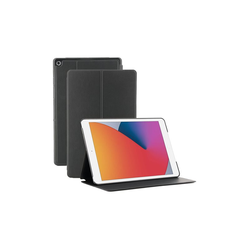 Étui à rabat pour tablette - avec volet - matériau à effet cuir - noir - pour Apple 10.2-inch iPad (068002)_1