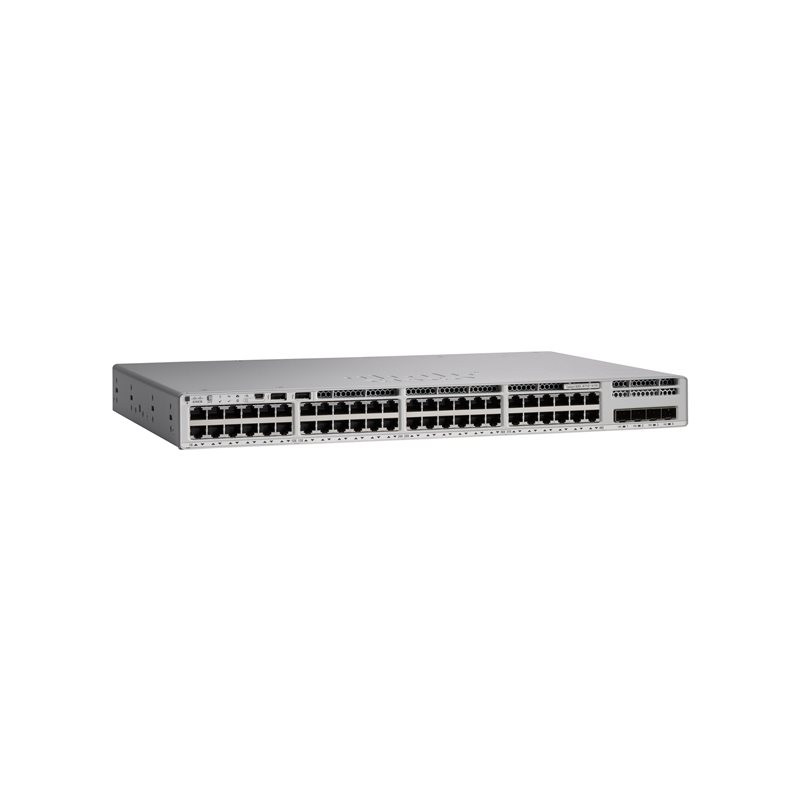 Commutateur - C3 - Géré - 48 x 10 - 100 - 1000Base-T (PoE+) + 4 x 1 gigabit - 10 gigabit SFP+ ... (C9200L-48P-4X-M)_1