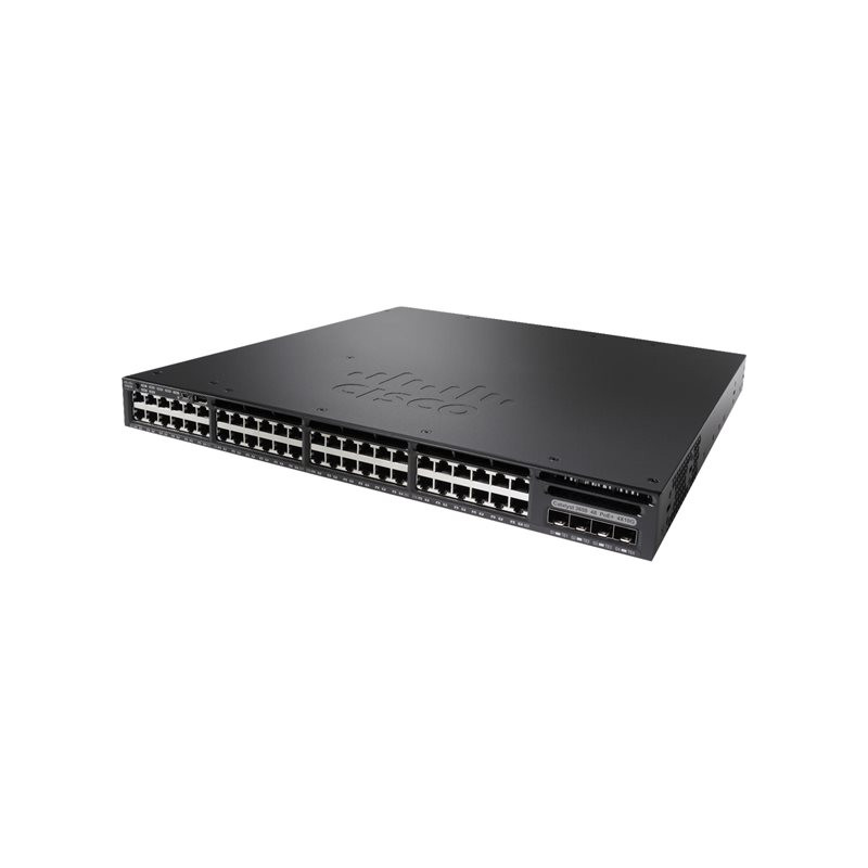 Commutateur - C3 - Géré - 48 x 10 - 100 - 1000 (PoE+) + 2 x 10 Gigabit SFP+ - de bureau, Mo... (WS-C3650-48PD-S-RF)_1
