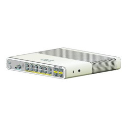 Commutateur - Géré - 12 x 10 - 100 (PoE) + 2 x SFP Gigabit combiné - de bureau, Montable su... (WS-C2960C-12PCL-RF)_1